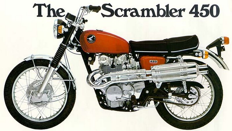 Honda cl450 scrambler